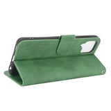 EIDERWOOD Samsung Galaxy A22 (4G) Faux Leather Flip Case with Cardholder & Stand Function - Green