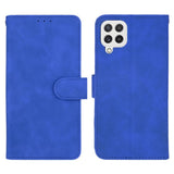 EIDERWOOD Samsung Galaxy A22 (4G) Faux Leather Flip Case with Cardholder & Stand Function - Blue