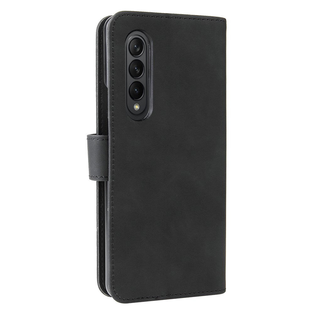 Samsung Galaxy Z Fold3 5G Soft Leather Wallet Case - Black