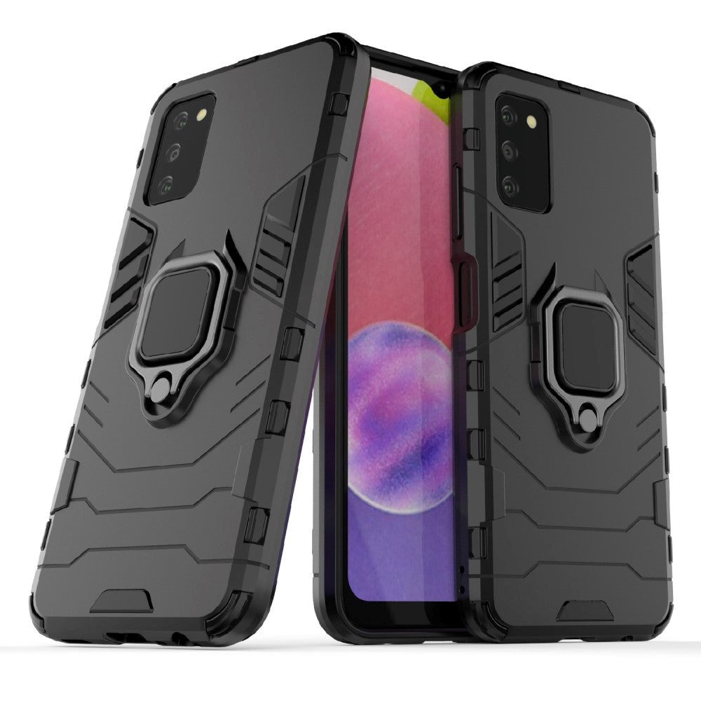 Samsung Galaxy A03s Tough Case w. Magnetic Kickstand - Black