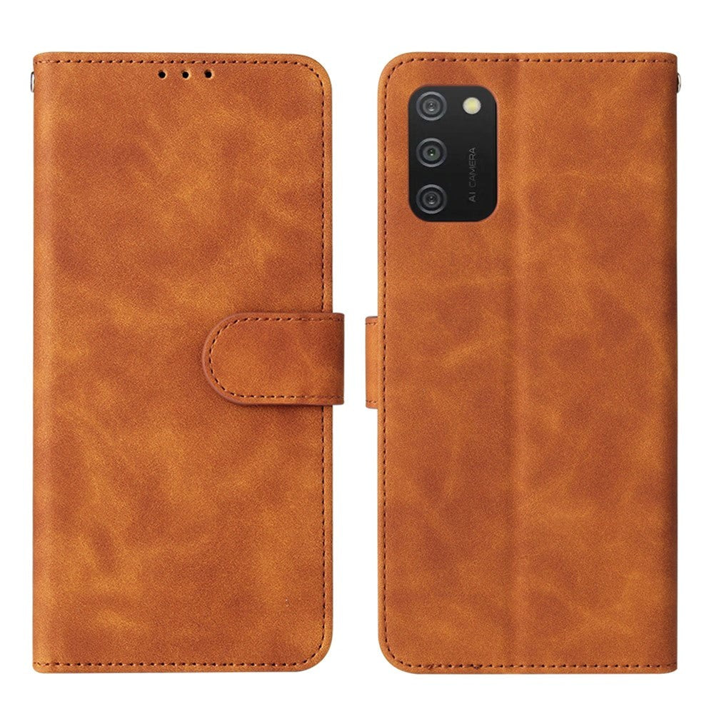 Samsung Galaxy A03s Wallet Case - Brown