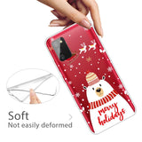 Samsung Galaxy A03s Flexible Plastic Christmas Case - Merry Christmas - Polar Bear