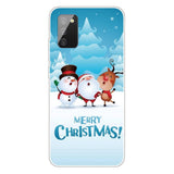 Samsung Galaxy A03s Flexible Plastic Christmas Case - Merry Christmas - Santa & Friends