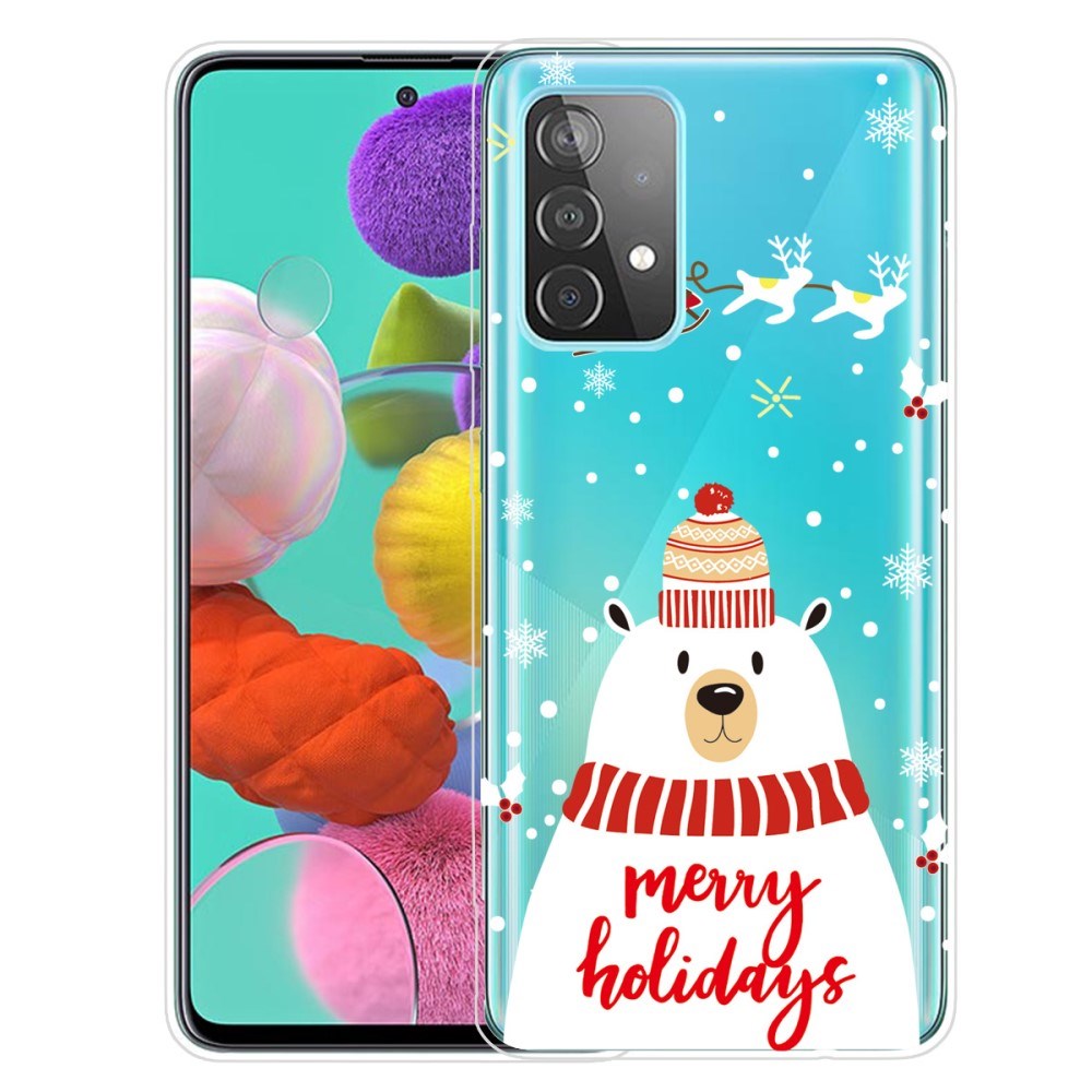 Samsung Galaxy A32 (4G) Flexible Plastic Christmas Case - Merry Christmas - Polar Bear