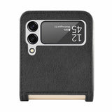 EIDERWOOD Samsung Galaxy Z Flip3 (5G) Faux Leather Case - Card Holder - Black