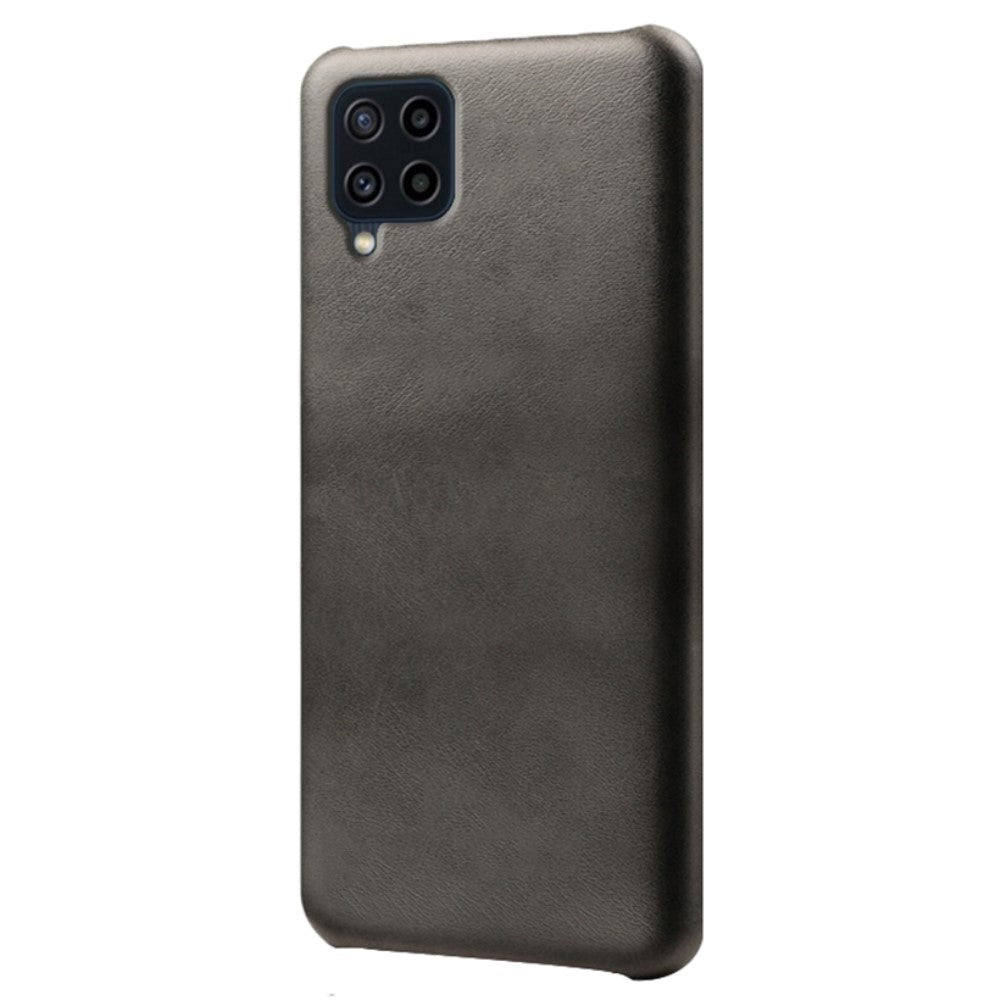 Samsung Galaxy M32 / M22 Leather Case - Black