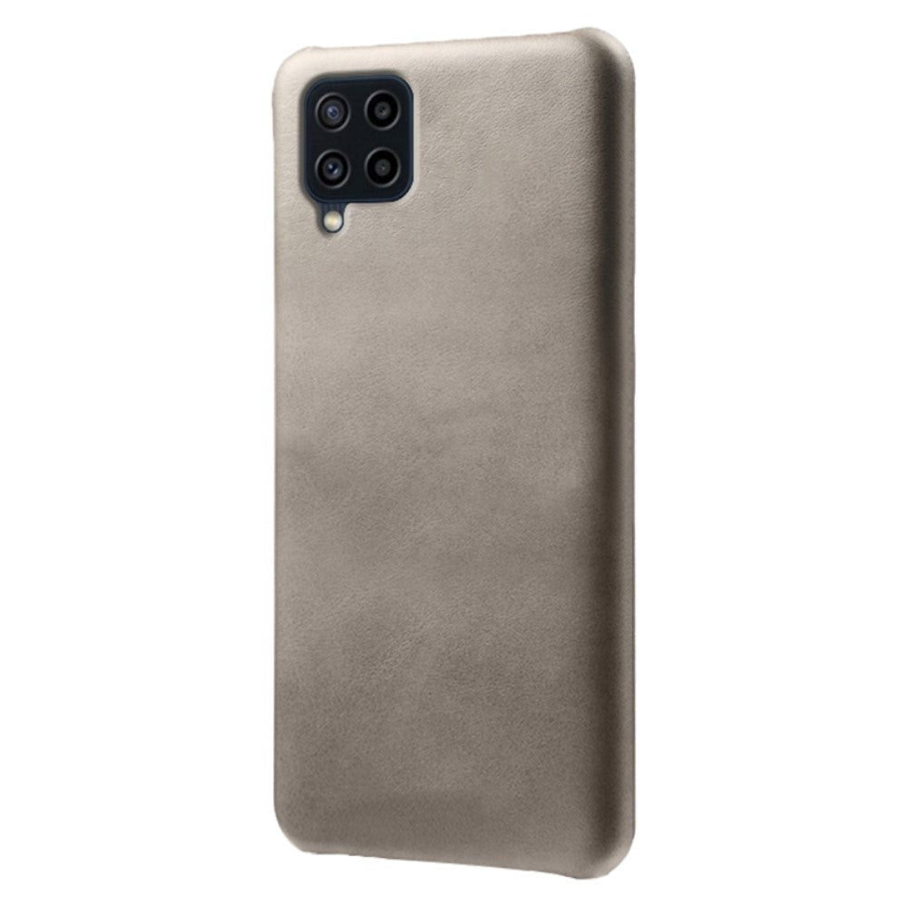 Samsung Galaxy M32 / M22 Leather Case - Gray