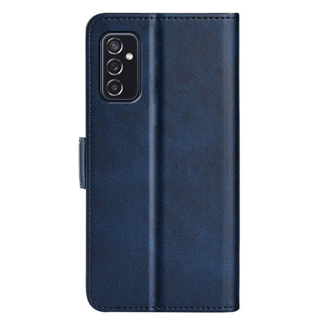 Samsung Galaxy M52 (5G) Soft Leather Wallet Case - Blue