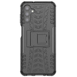 Samsung Galaxy A04s / A13 (5G) Cool Tyre Tough Case w. Stand - Black