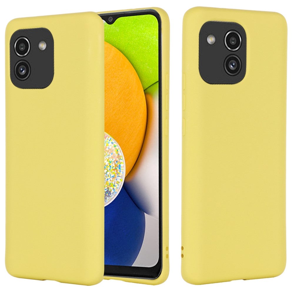 Samsung Galaxy A03 Liquid Silicone Case - Yellow