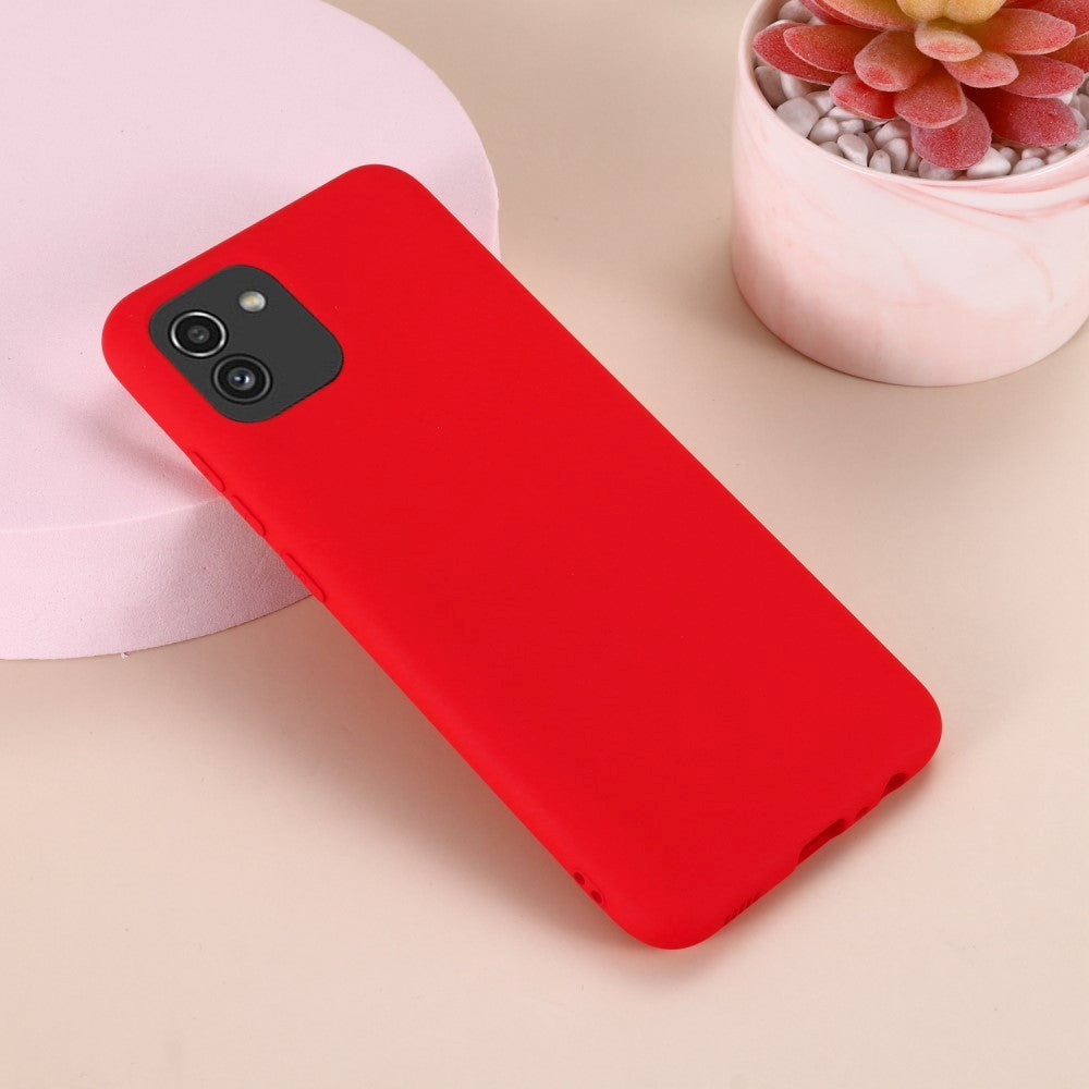 Samsung Galaxy A03 Liquid Silicone Case - Red