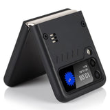 EIDERWOOD Samsung Galaxy Z Flip3 (5G) Hard Plastic Case with Kickstand - Black