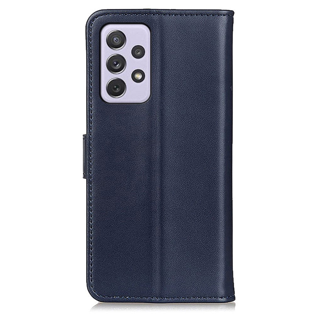 Samsung Galaxy A73 (5G) Leather Wallet Case - Blue