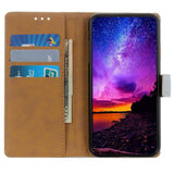 Samsung Galaxy A73 (5G) Leather Wallet Case - Purple