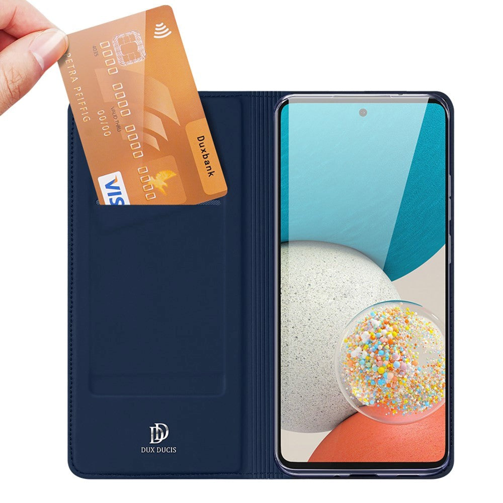 Samsung Galaxy A73 (5G) Dux Ducis Skin Pro Series Thin Wallet - Blue