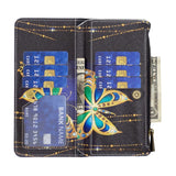 Samsung Galaxy A73 (5G) Leather Case w. Large Wallet - gold butterfly