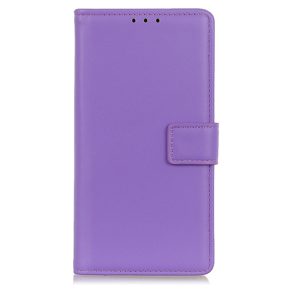 Samsung Galaxy M33 Leather Wallet Case & Kickstand - Purple