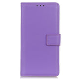 Samsung Galaxy M33 Leather Wallet Case & Kickstand - Purple