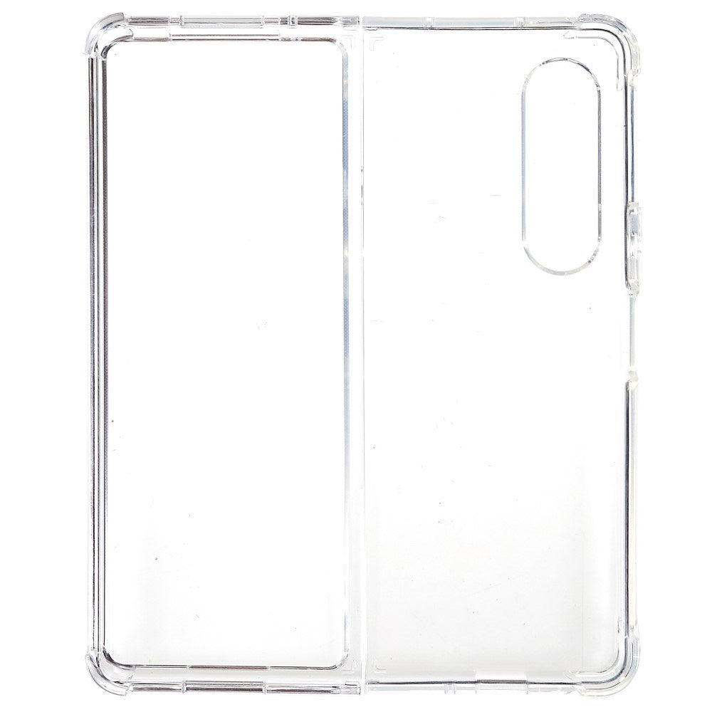 EIDERWOOD Samsung Galaxy Z Fold3 (5G) Plastic Case with Shock Absorbing Corners - Transparent