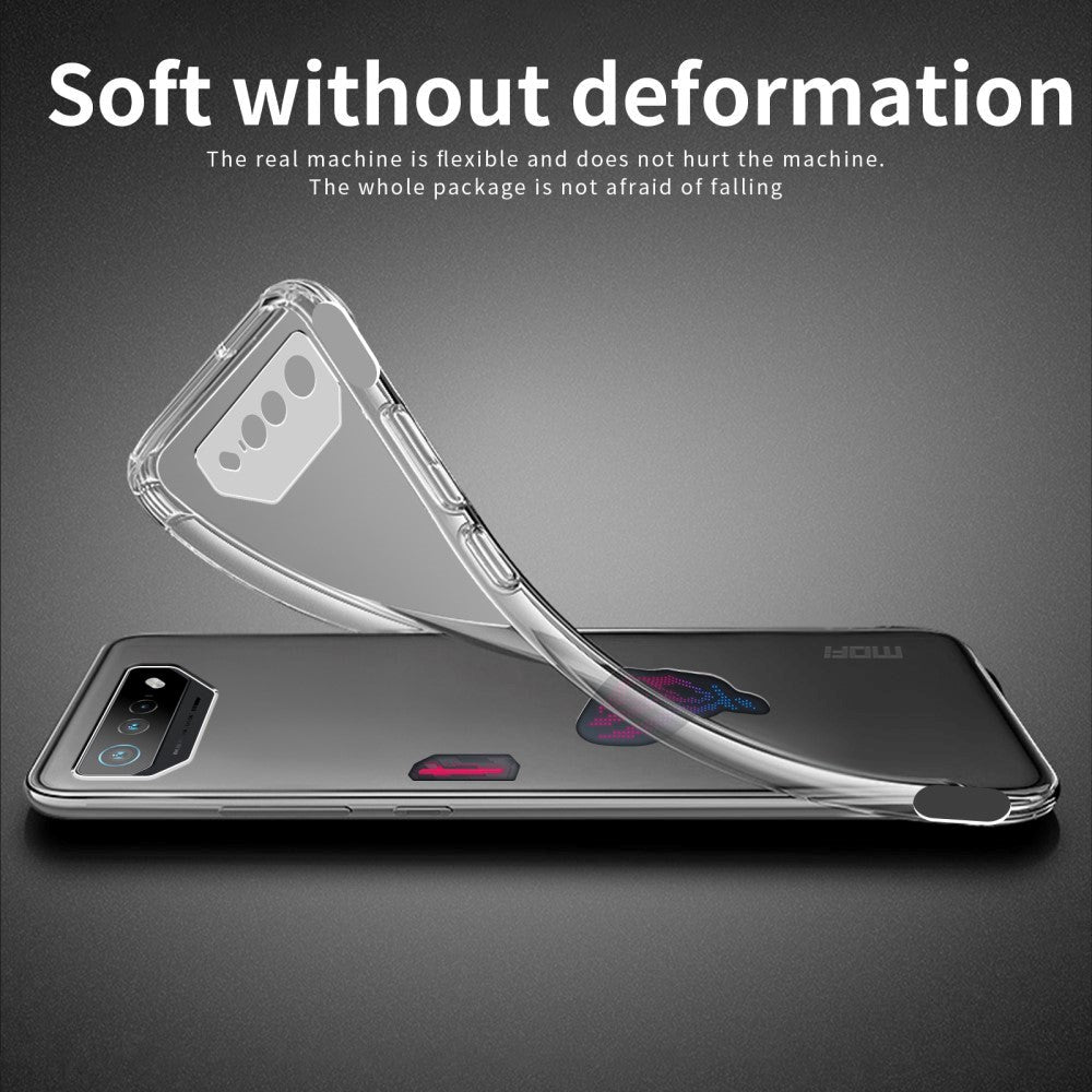 Asus Rog Phone 7 MOFI Flexible Plastic Case - Transparent