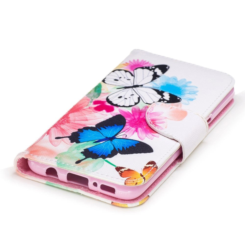 Samsung Galaxy S8 Butterflies & Flowers Wallet Case