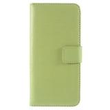 Samsung Galaxy S8 Glossy Leather Wallet Case - Green