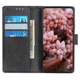 Sony Xperia 1 IV Leather Wallet Flip Case - Svart