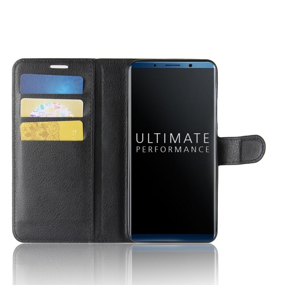 Huawei Mate 10 Pro Wallet Case Soft Pouch Leather Black