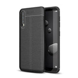 Huawei P20 Pro Case TPU Litchi Grain Black