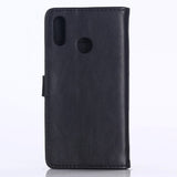 Huawei P20 Lite (2018) Wallet Leather Case Black