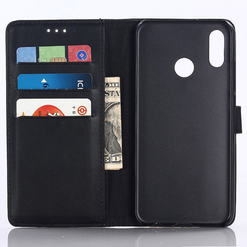 Huawei P20 Lite (2018) Wallet Leather Case Black