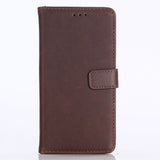 Huawei P20 Lite (2018) Wallet Leather Case Dark Brown