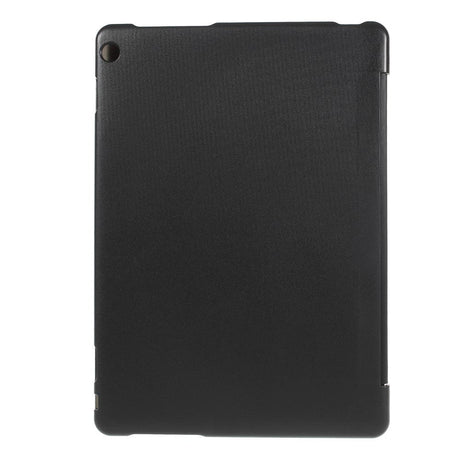 Huawei MediaPad M3 Lite 10 - Case w. Smooth Leather Surface - Grey Black