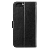 Huawei Y5 (2018) Neutral Leather Wallet Case Black