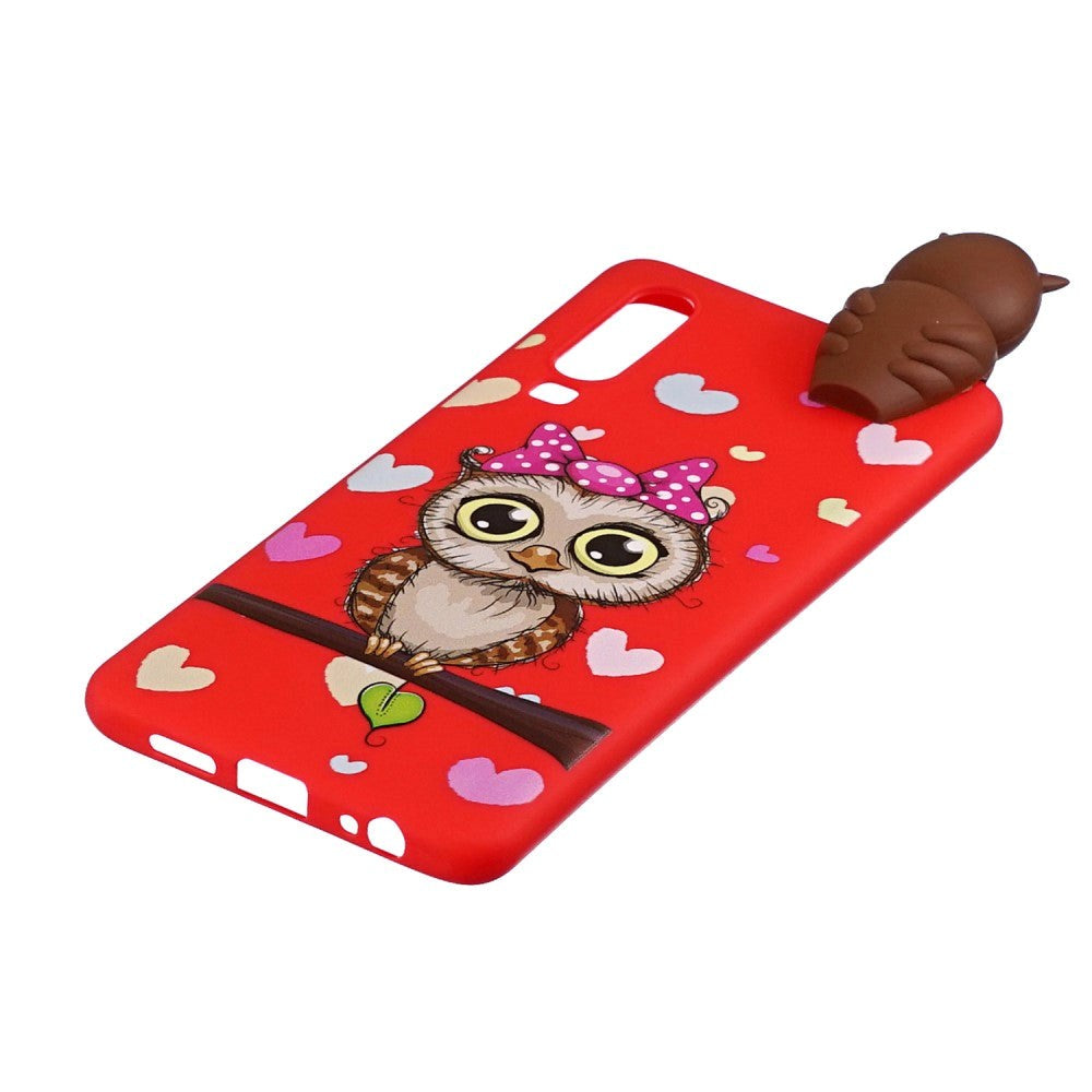 Huawei P30 Flexible Plastic Case 3D - Owl