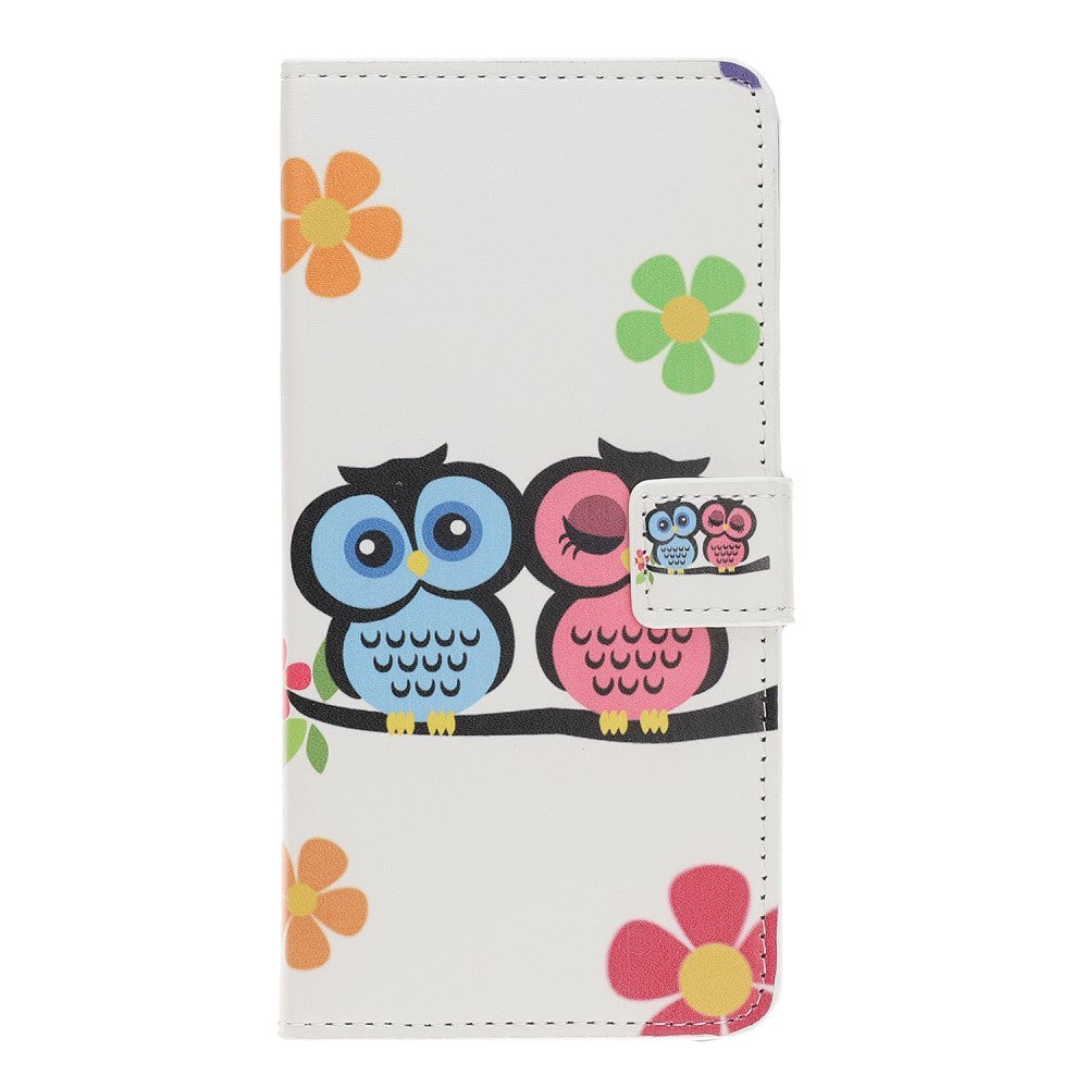 Huawei Y5 (2019) Flip Case w. Two Owls