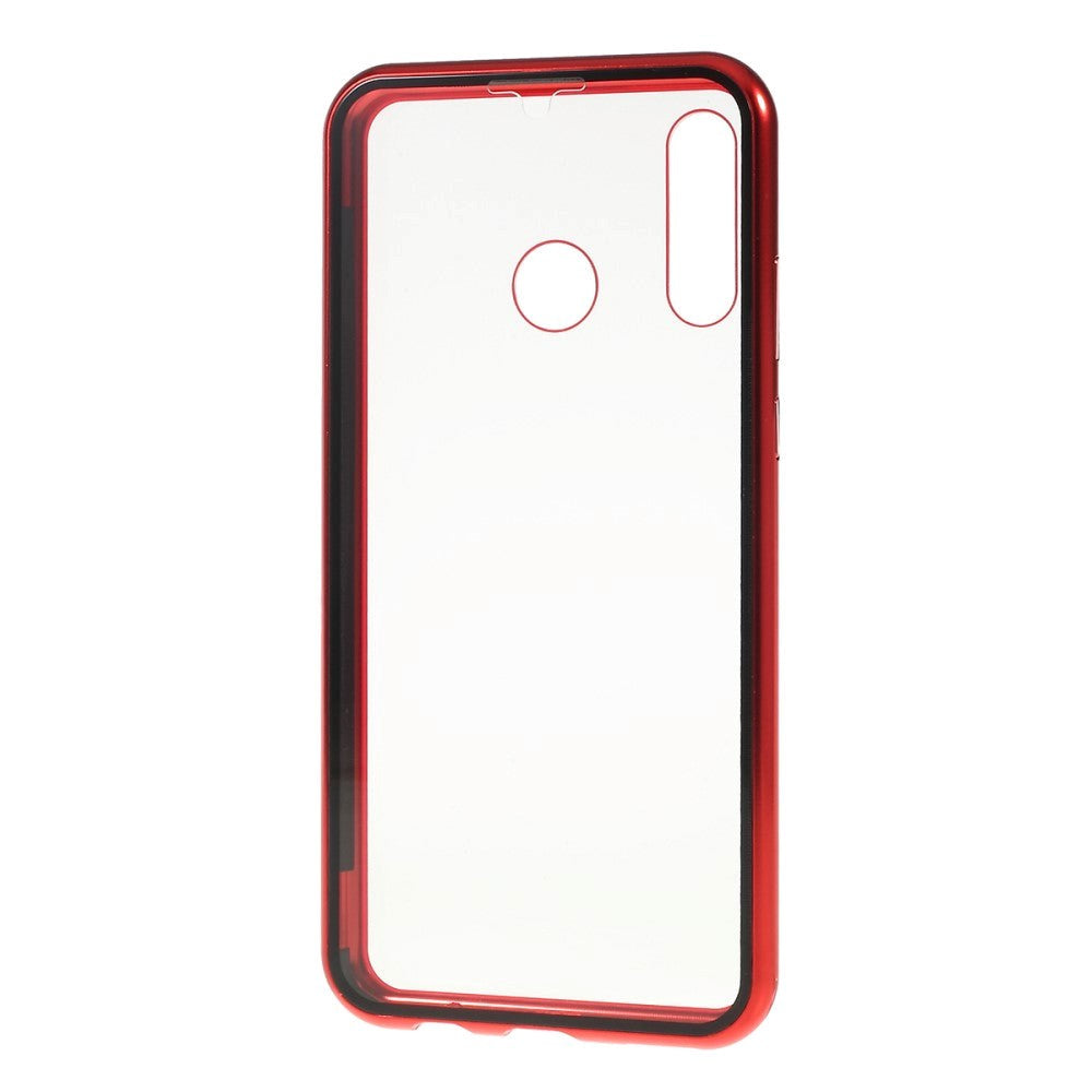 Huawei P30 Lite 360⁰ Magnetic Case w. Glass Back & Front - Red