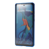 Huawei P30 Pro 360⁰ Magnetic Case w. Glass Back & Front - Blue