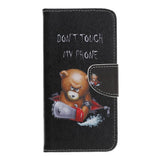 Huawei Mate 30 Lite Leather Wallet Case - Tough Bear