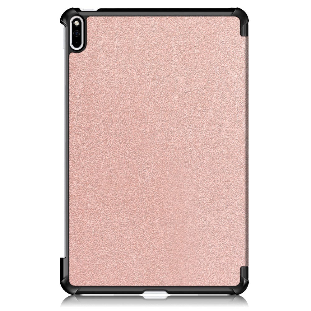 Huawei MatePad Pro 10.8 Tri-Fold Leather Case - Rose Gold