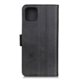 Huawei Y5p Retro Leather Wallet Case - Black