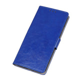 Huawei Honor 9X Lite Neutral Leather Wallet Case Blue