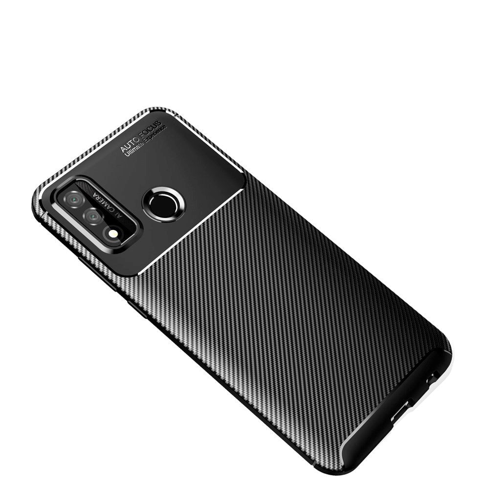 Huawei P Smart (2020) Carbon Fiber Case - Black