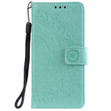 Huawei Honor 9X Lite Leather Wallet Case Mandala Pattern Mint