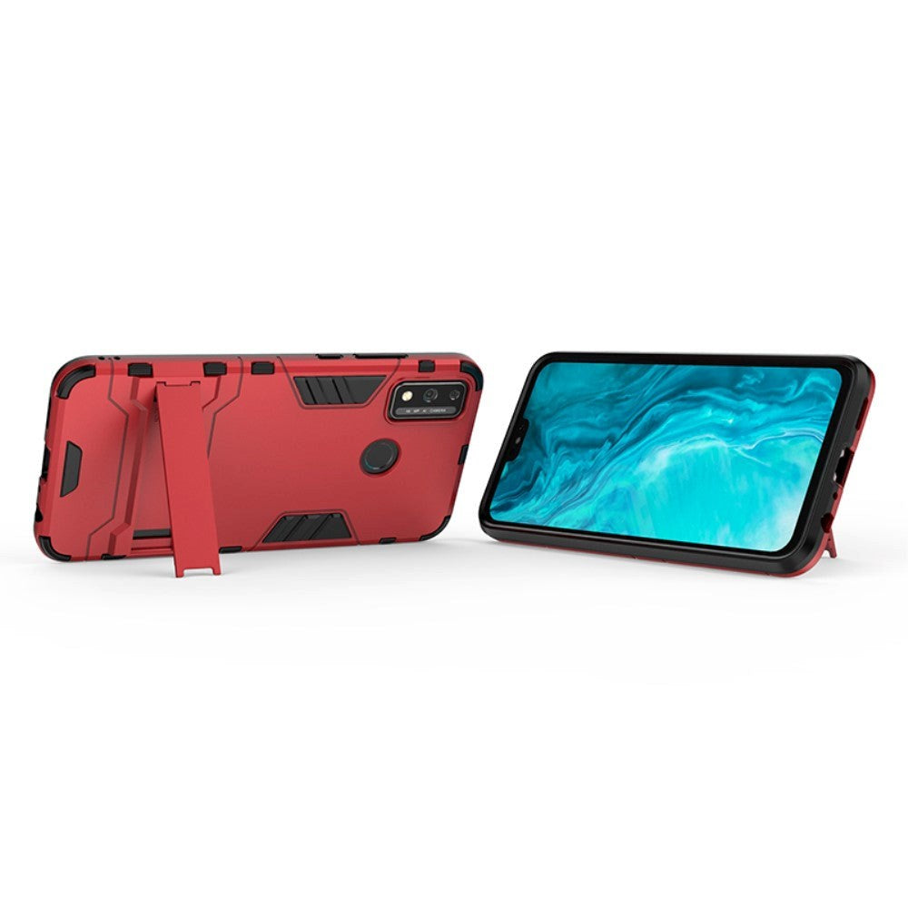 Huawei Honor 9X Tough Case w. Kickstand - Red