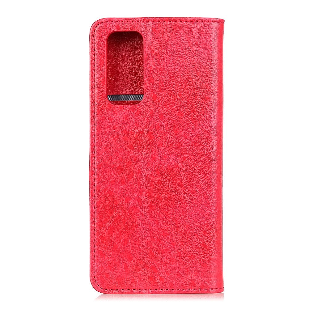 Huawei P Smart (2021) Modern Neutral Leather Wallet Case - Red