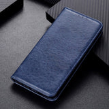 Huawei P Smart (2021) Modern Neutral Leather Wallet Case - Blue