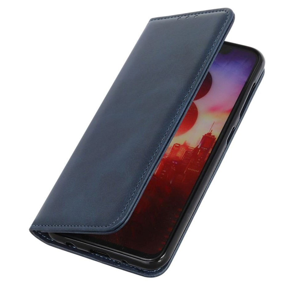 Huawei P Smart (2021) Modern Leather Wallet Case - Blue