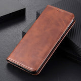 Huawei P Smart (2021) Modern Leather Wallet Case - Coffee