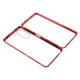 Huawei P Smart 2021 Magnetic Case w. Glass Front & Back - Red